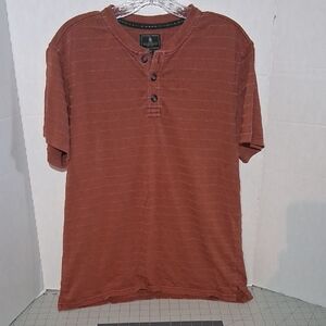 G.H. Bass & Co. Brown Short Sleeve Tee Casual Comfort